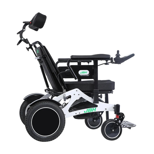 KTX-501395 Folding Electric Wheelchair with 12V 6Ah Battery, Lightweight, Max Load 140kg