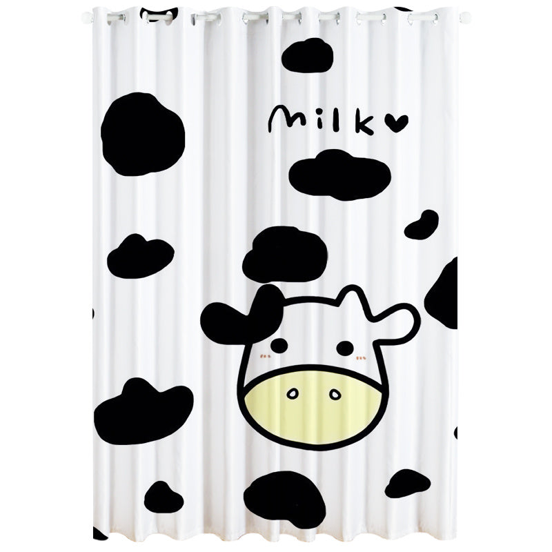 KTX-502227 Windproof and Warm Shading Curtains for Living Room and Bedroom - Modern Stripe, Heart, and Geometric Patterns