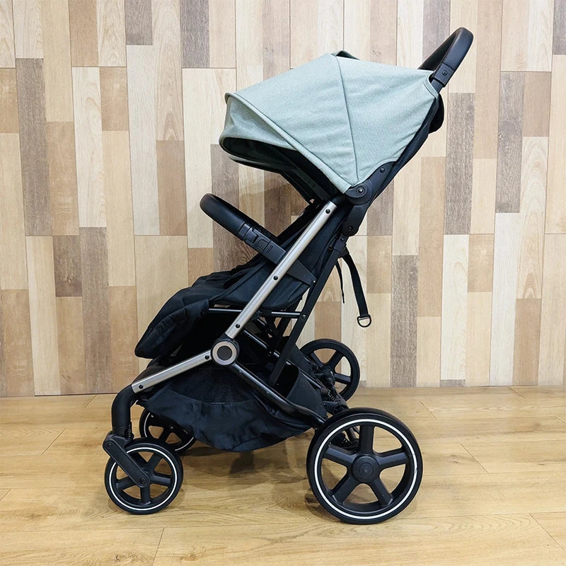 KTX-502867 Lightweight Side-by-Side Double Umbrella Stroller with Ample Storage for Travel
