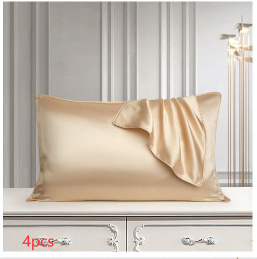 KTX-503507 Pure Mulberry Silk Pillowcase - Luxurious Natural Bedding for Single Pillow