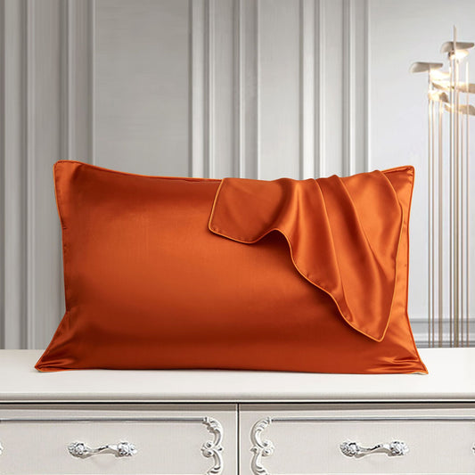 KTX-503507 Pure Mulberry Silk Pillowcase - Luxurious Natural Bedding for Single Pillow