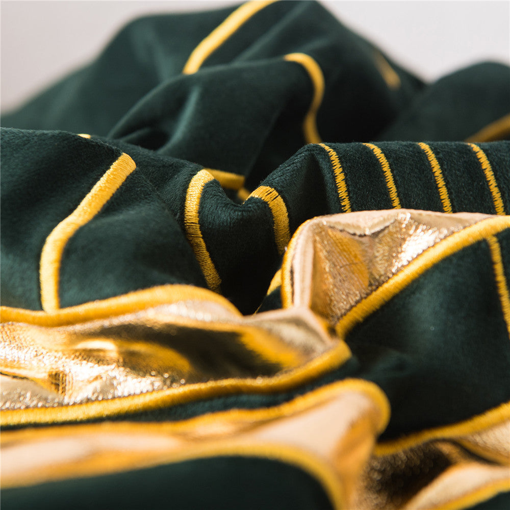 KTX-504979 Velvet Pillow Cushion Cover for Office, Solid Color, 45x45cm