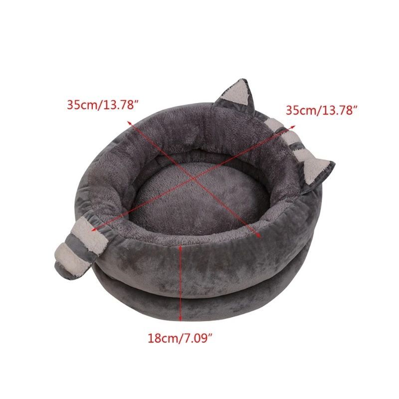 KTX-505107 Plush Winter Dog Bed Mat with Non-Skid Bottom for Comfort and Warmth
