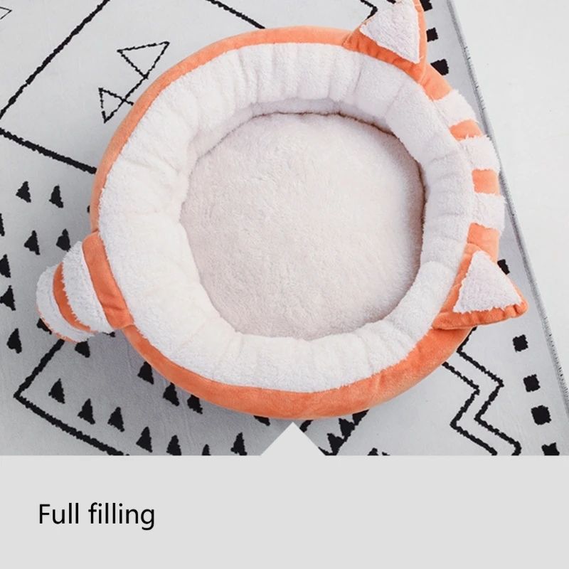 KTX-505107 Plush Winter Dog Bed Mat with Non-Skid Bottom for Comfort and Warmth