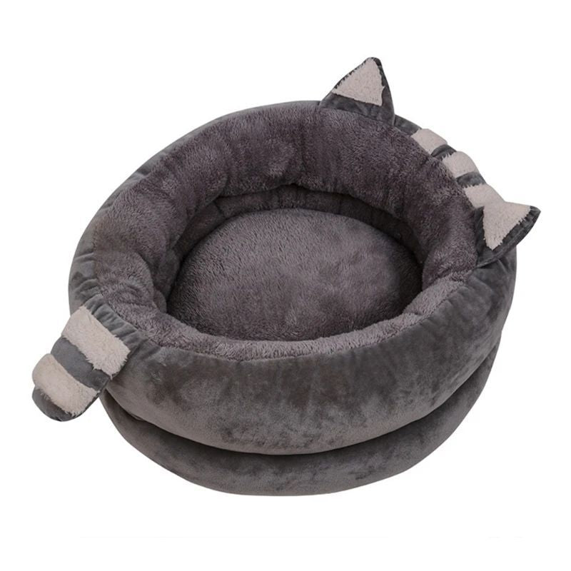 KTX-505107 Plush Winter Dog Bed Mat with Non-Skid Bottom for Comfort and Warmth