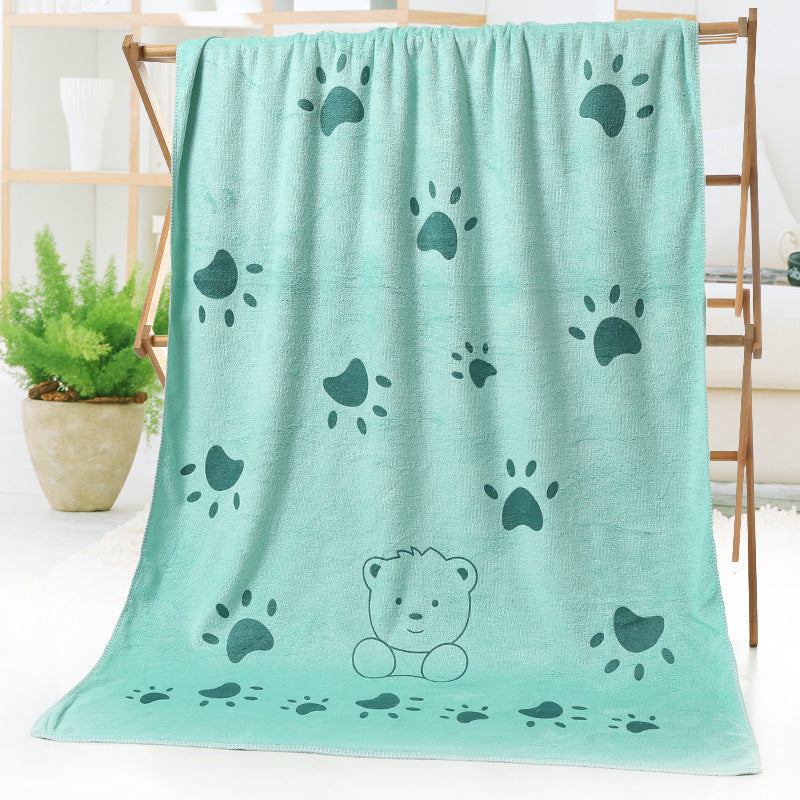KTX-505555 Cartoon Print Microfiber Bath and Beach Towel – 70 x 140 cm