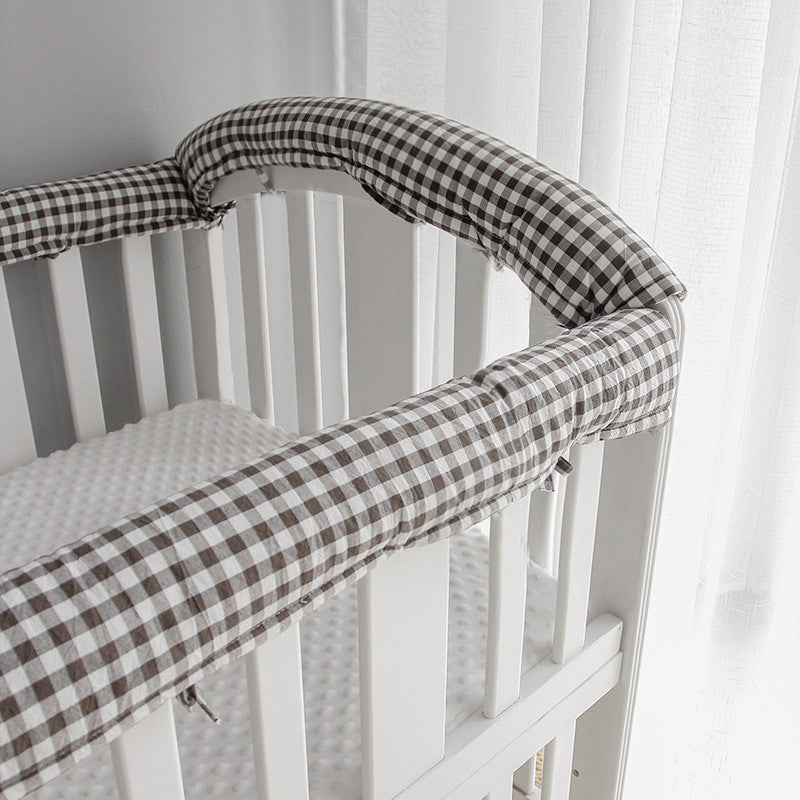 KTX-506131 Soft Cotton Baby Crib Anti-Collision Strip with Safe Edge Design for Children's Beds