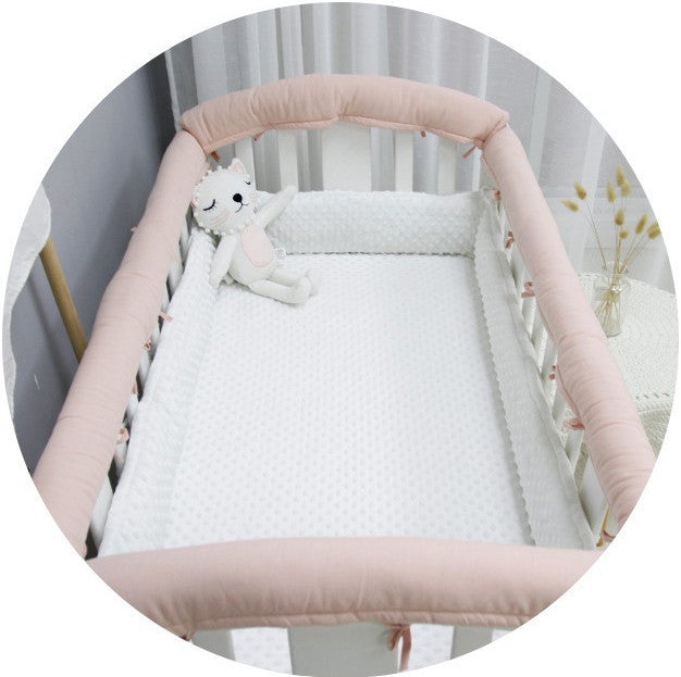 KTX-506131 Soft Cotton Baby Crib Anti-Collision Strip with Safe Edge Design for Children's Beds