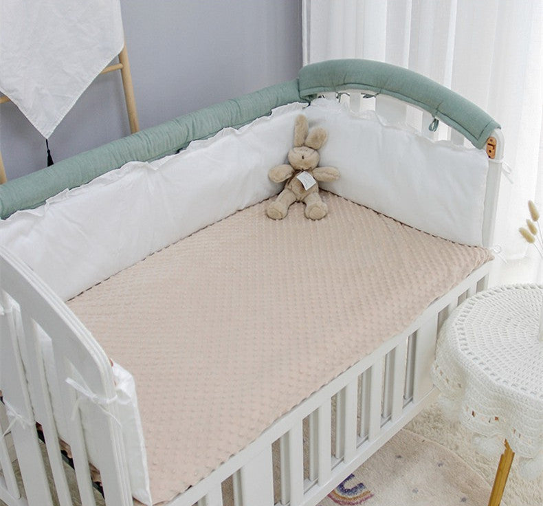 KTX-506131 Soft Cotton Baby Crib Anti-Collision Strip with Safe Edge Design for Children's Beds