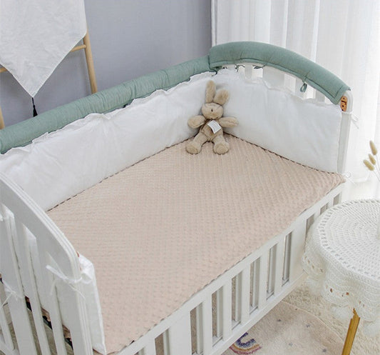 KTX-506131 Soft Cotton Baby Crib Anti-Collision Strip with Safe Edge Design for Children's Beds