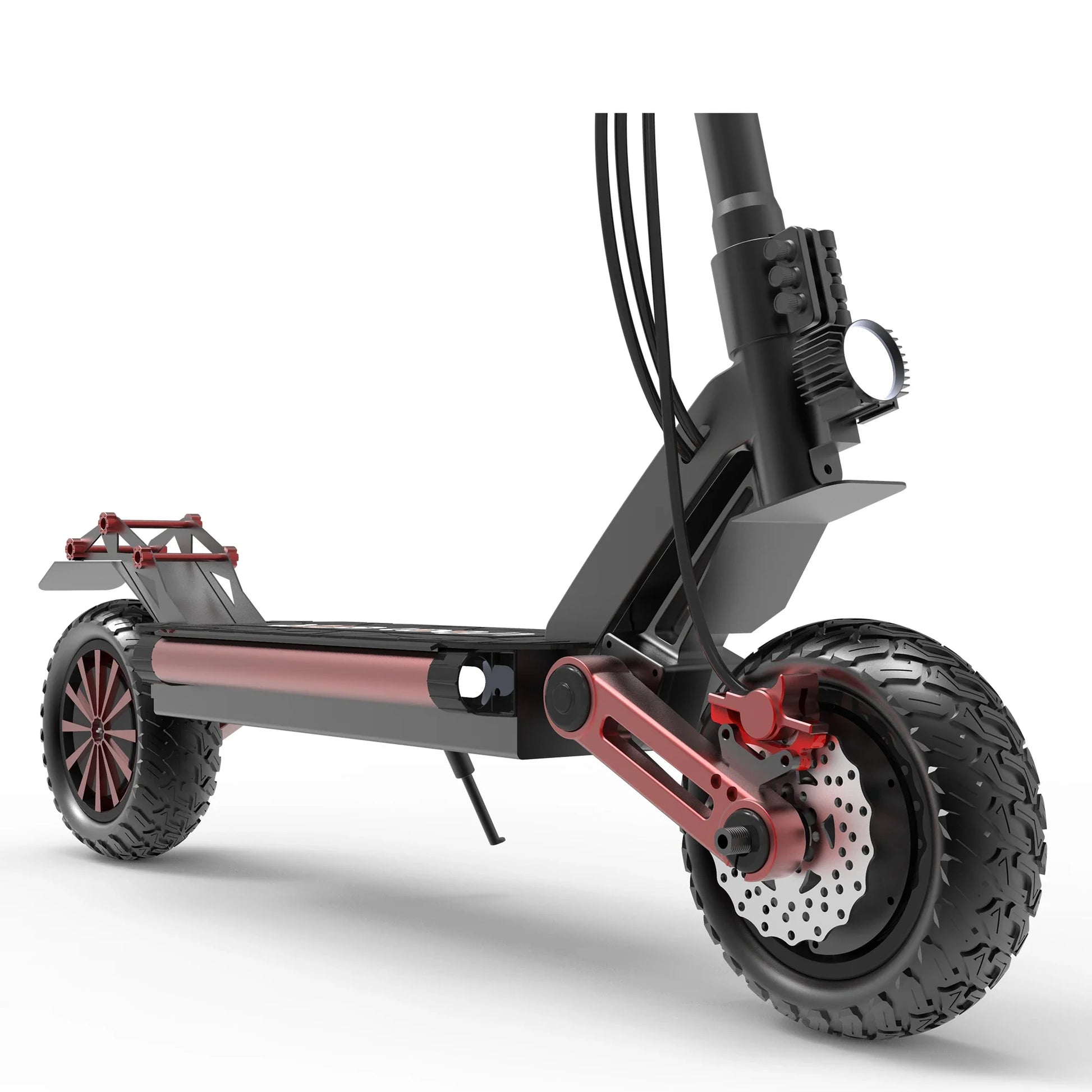 KTX-506323 Dual Motor 52V 20Ah Electric Scooter for Adults - 1600W Fast Off-Road Capability, 60-80km Range, 65km/h Max Speed