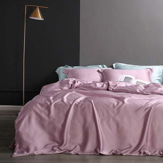 KTX-509587 Tencel Double-Sided Duvet Cover Set with Pillowcases and Sheet - Various Sizes Available