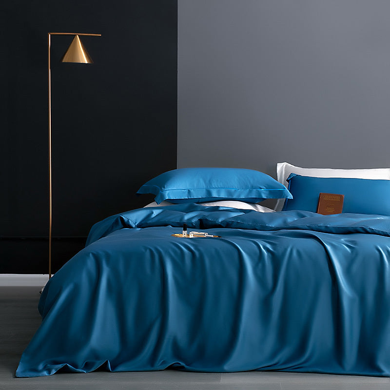 KTX-509587 Tencel Double-Sided Duvet Cover Set with Pillowcases and Sheet - Various Sizes Available
