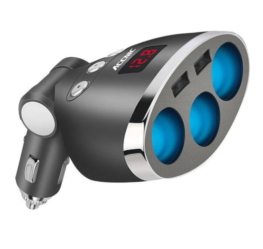 KTX-511635 Ailan 3-in-1 Dual USB Car Charger for Smartphones and Small Appliances