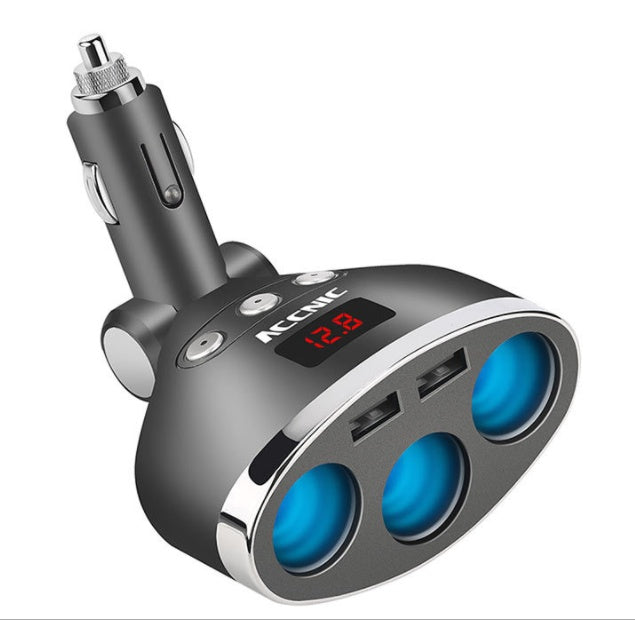 KTX-511635 Ailan 3-in-1 Dual USB Car Charger for Smartphones and Small Appliances