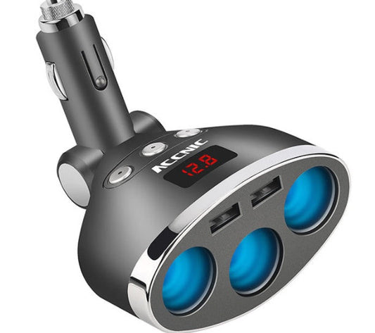 KTX-511635 Ailan 3-in-1 Dual USB Car Charger for Smartphones and Small Appliances