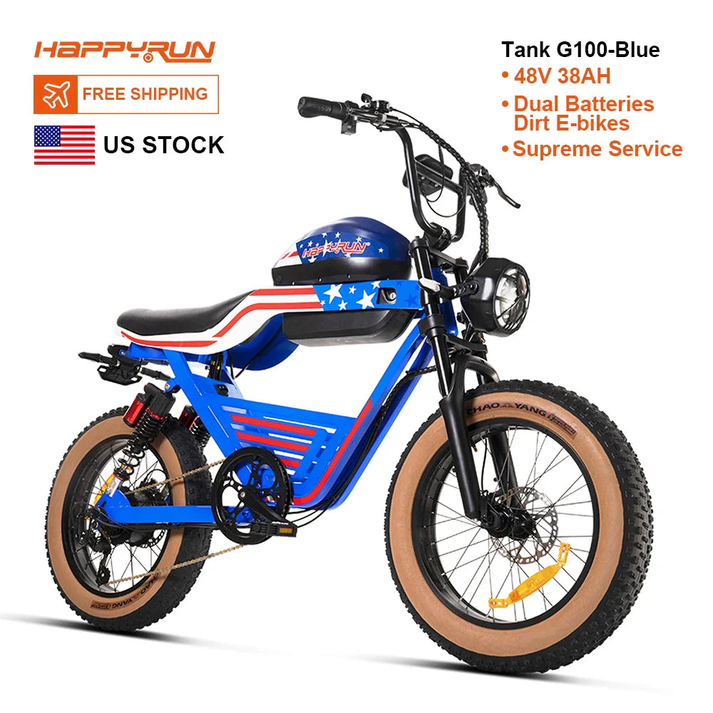 KTX-512659 Electric Bike 2000W Dual Batteries Long Range 48V 38Ah Fast Street Motorcycle
