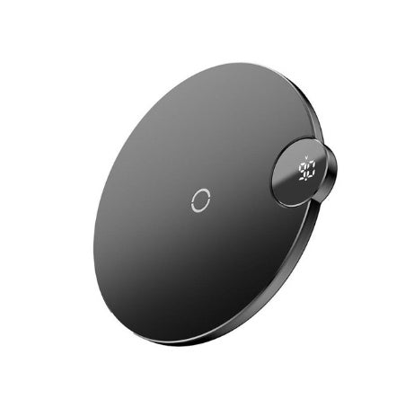 KTX-512787 Wireless Charging Dock with Digital Display for iPhone X and Other Compatible Models