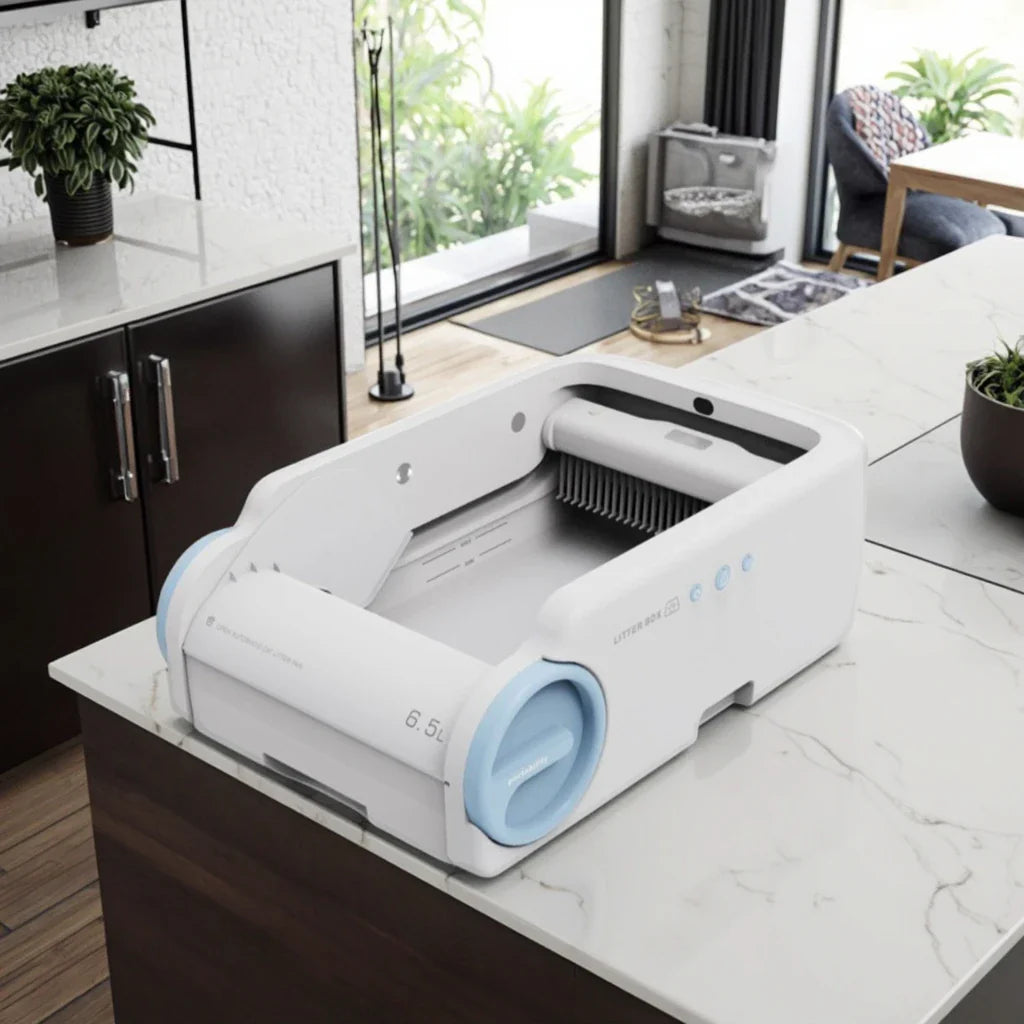 KTX-513171 Automatic Cleaning Cat Litter Box with Anti-Fall Design and Easy Clean Features