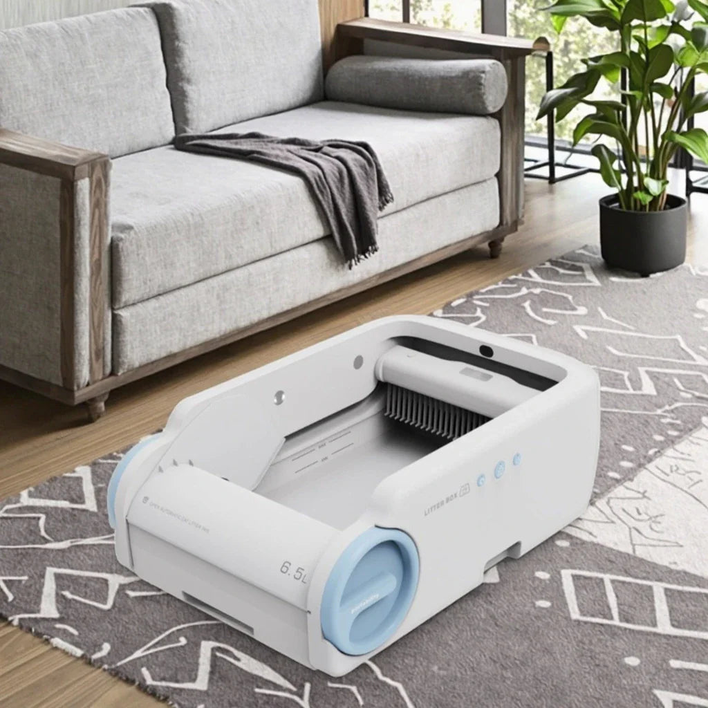 KTX-513171 Automatic Cleaning Cat Litter Box with Anti-Fall Design and Easy Clean Features