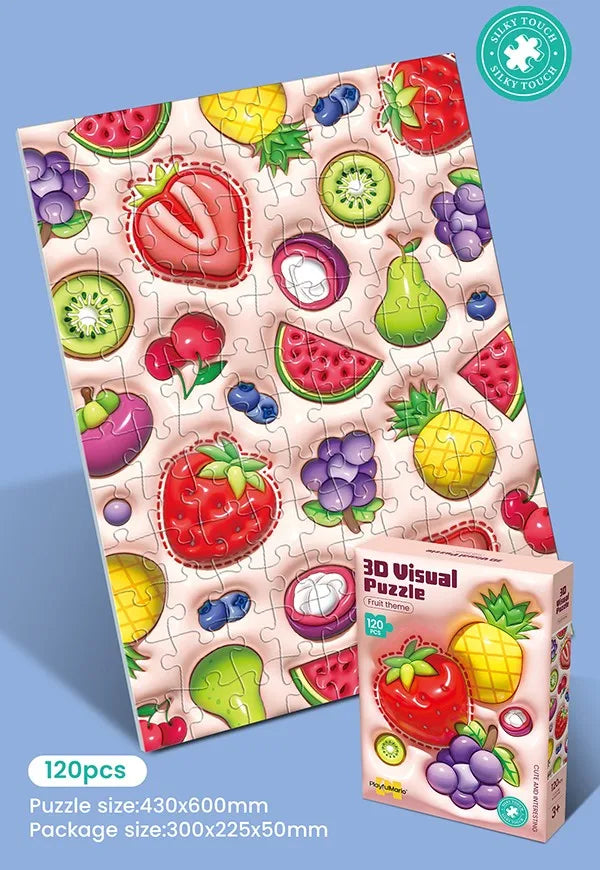 KTX-513555 Animal-Shaped Soft Bump Puzzles for Kids - Educational DIY Toy Set for Toddlers and Children