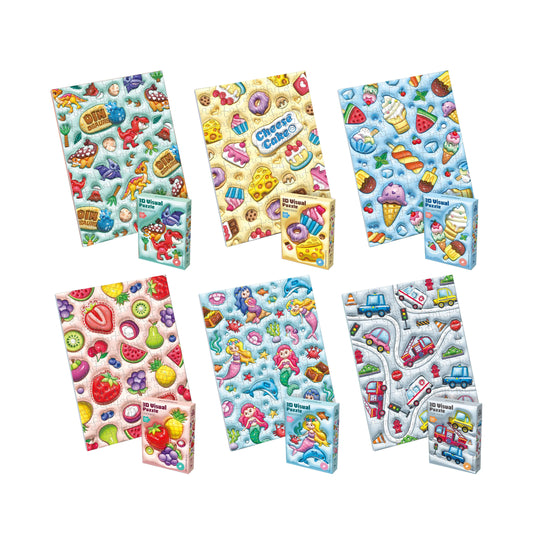 KTX-513555 Animal-Shaped Soft Bump Puzzles for Kids - Educational DIY Toy Set for Toddlers and Children