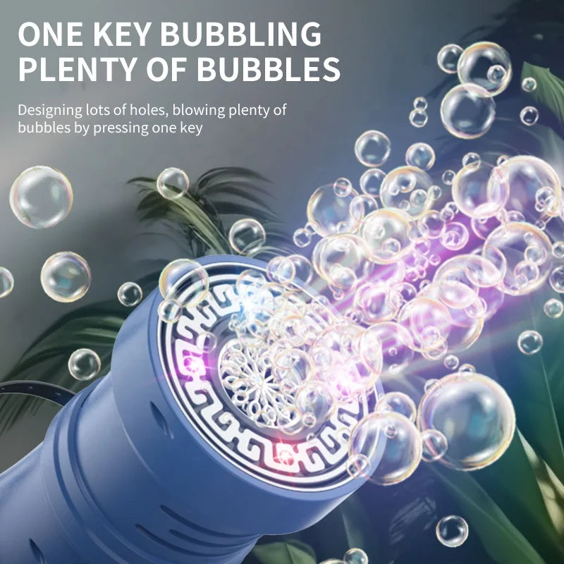 KTX-514131 Automatic Electric Bubble Maker Trolley with Music for Kids Outdoor Play - Summer Soap Water Toy