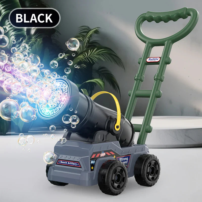 KTX-514131 Automatic Electric Bubble Maker Trolley with Music for Kids Outdoor Play - Summer Soap Water Toy