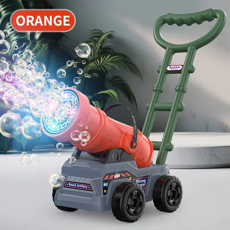 KTX-514131 Automatic Electric Bubble Maker Trolley with Music for Kids Outdoor Play - Summer Soap Water Toy