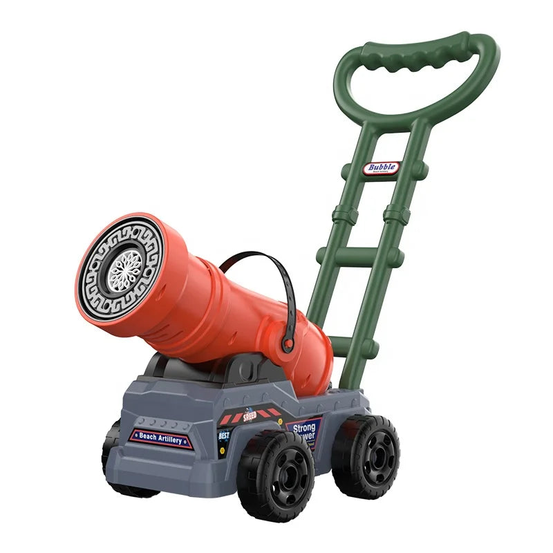 KTX-514131 Automatic Electric Bubble Maker Trolley with Music for Kids Outdoor Play - Summer Soap Water Toy