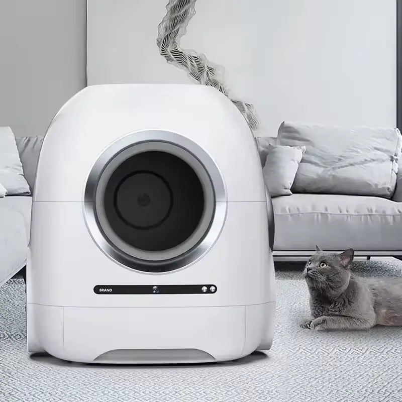 KTX-514323 Smart Self-Cleaning Cat Litter Box with WiFi Control and App Access, Eco-friendly Design