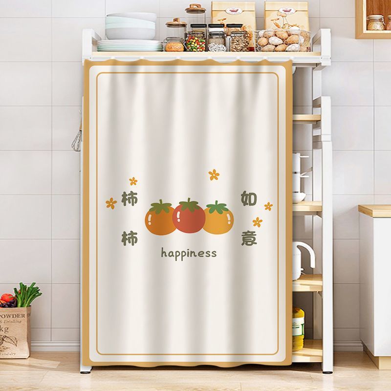 KTX-514579 Dustproof Cartoon Anime Storage Rack Shade Curtain for Wardrobe, Various Sizes Available