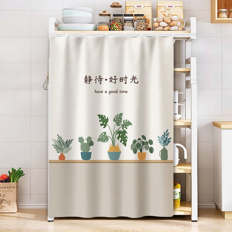 KTX-514579 Dustproof Cartoon Anime Storage Rack Shade Curtain for Wardrobe, Various Sizes Available