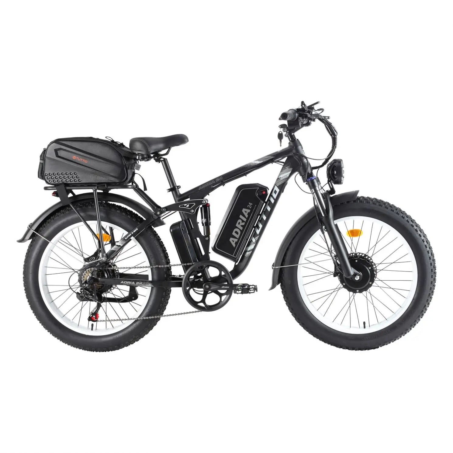 KTX-514579 Tuttio Adira 26 Dual Motor Electric Mountain Bike - 5000W, 52V Lithium Battery, 7-Speed, 26 Inch Wheels