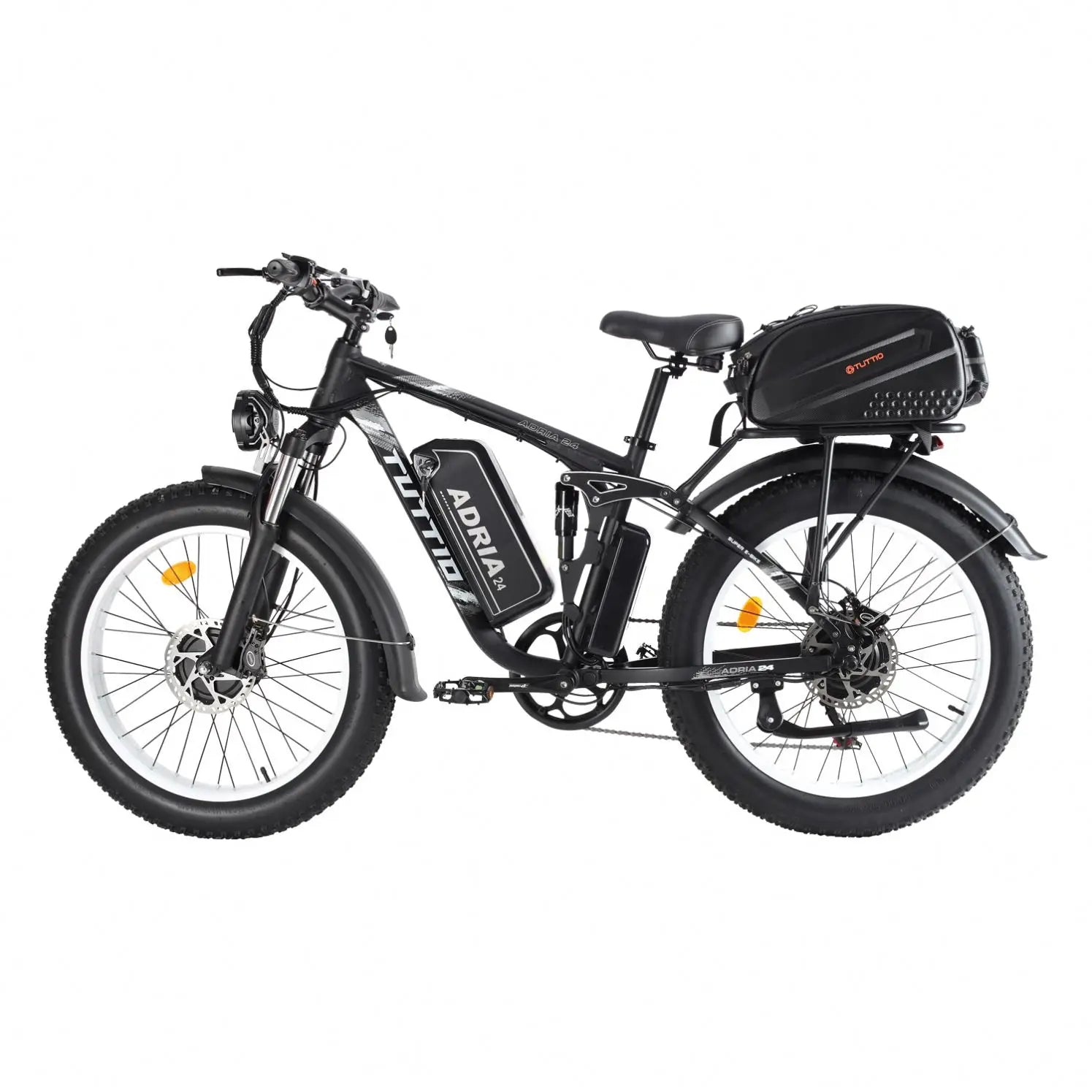 KTX-514579 Tuttio Adira 26 Dual Motor Electric Mountain Bike - 5000W, 52V Lithium Battery, 7-Speed, 26 Inch Wheels