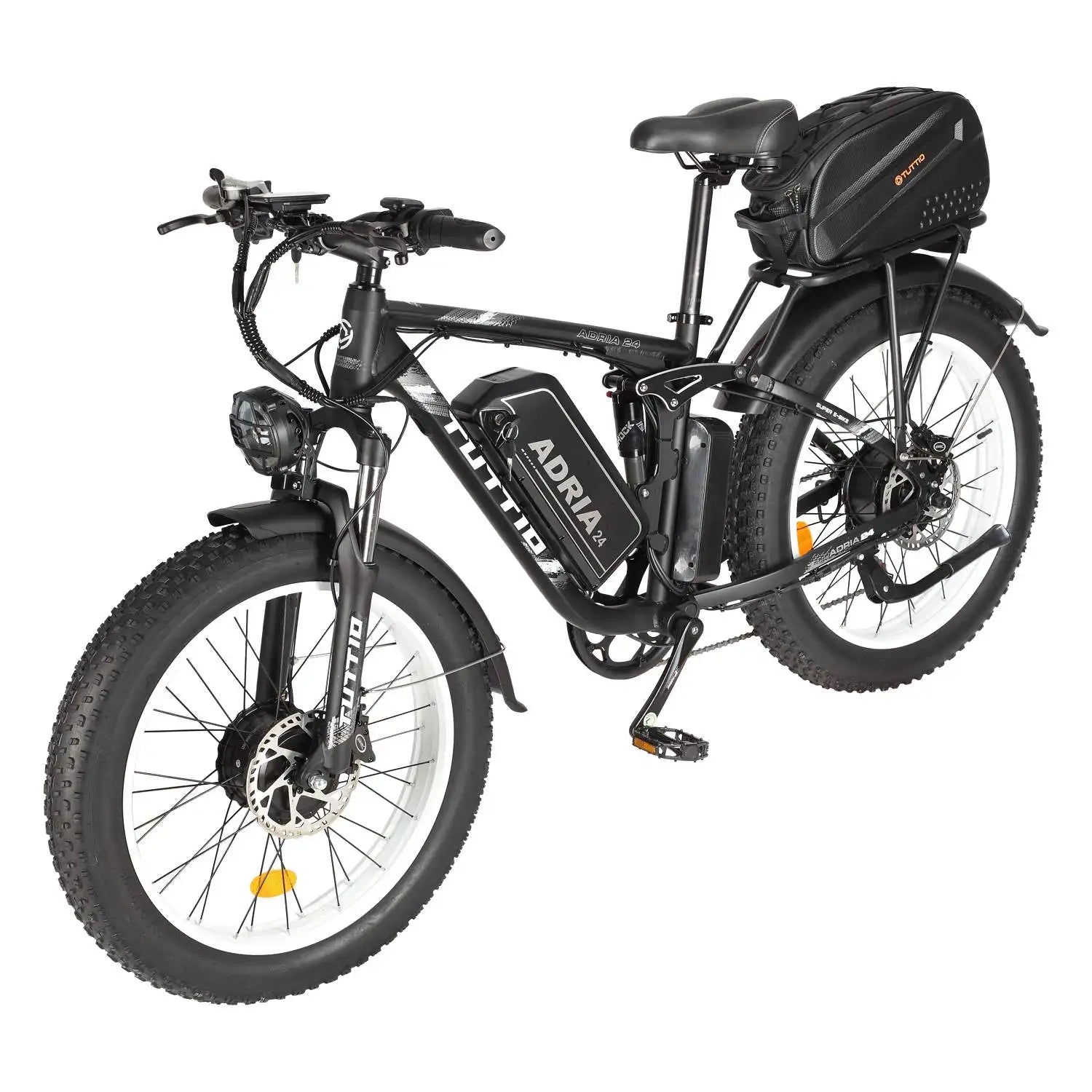 KTX-514579 Tuttio Adira 26 Dual Motor Electric Mountain Bike - 5000W, 52V Lithium Battery, 7-Speed, 26 Inch Wheels