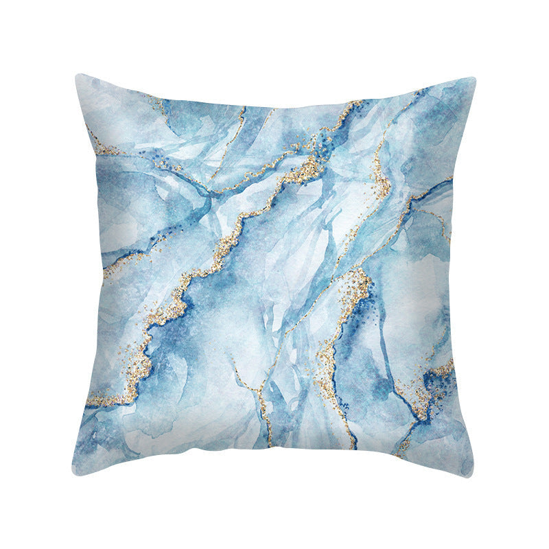 KTX-514707 Geometric Modern Gilded Pillowcase in Multicolor, 45x45cm Polyester Design