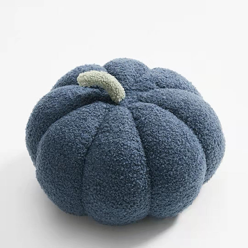 KTX-514835 Pumpkin Shaped Plush Pillow Cushion for Living Room and Bedroom Decor