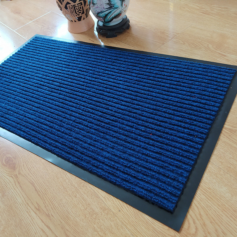 KTX-514963 Anti-Slip Polypropylene Carpet Disinfection Mat - Modern Rectangular Stripe Design for Foyers