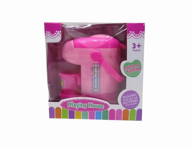 KTX-515859 Mini Kitchen Set with Electric Washing Machine and Sweeper for Children