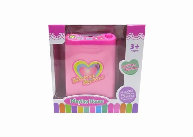 KTX-515859 Mini Kitchen Set with Electric Washing Machine and Sweeper for Children