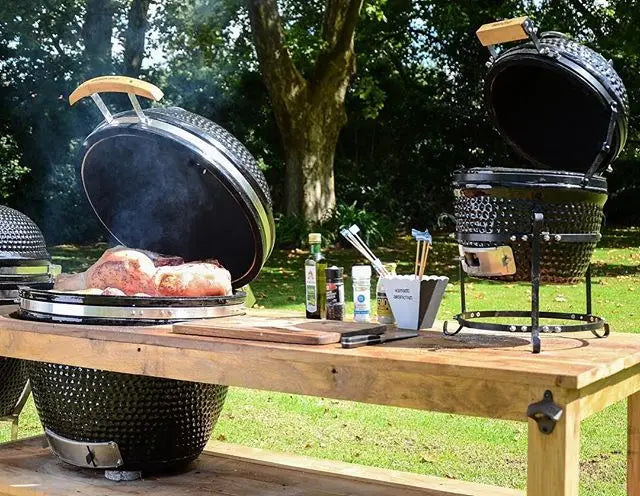 KTX-516691 Kamado Ceramic Charcoal Barbecue Grill for Outdoor Cooking, Fits 13 to 29 Inch Models