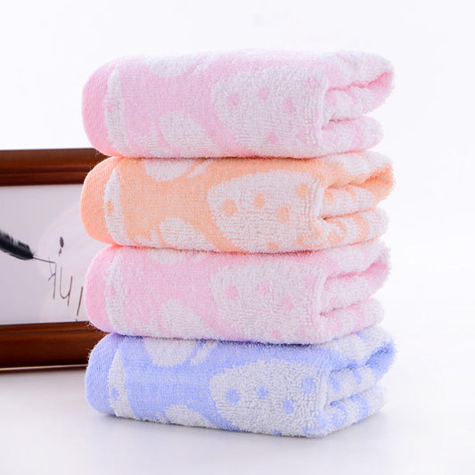 KTX-516755 Bamboo Fiber Strawberry Towel - Lightweight, Absorbent & Soft with Various Color Options