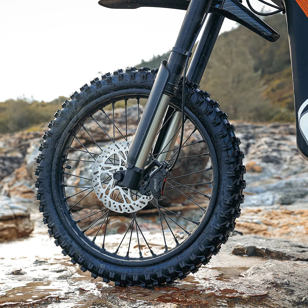 KTX-516883 HappyRun Tank G300 Pro 6500W Electric Dirt Bike - Long Range Off-Road Motorcycle, Max Speed 80km/h