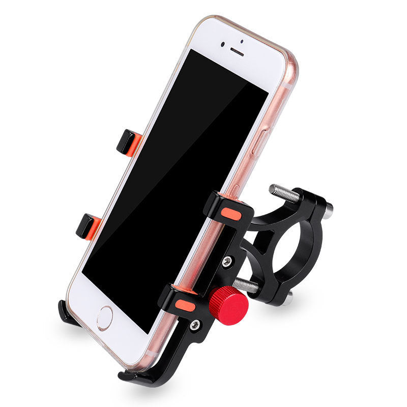 KTX-517395 Aluminum Alloy Bicycle Mounting Bracket for 20mm-34mm Pipes, Compatible with Phones 60mm-100mm Wide