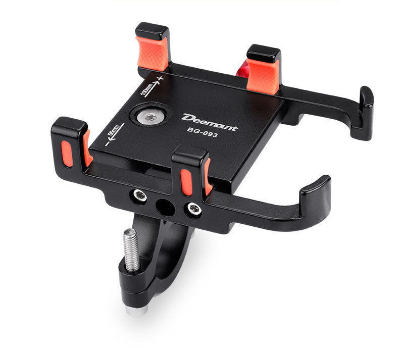 KTX-517395 Aluminum Alloy Bicycle Mounting Bracket for 20mm-34mm Pipes, Compatible with Phones 60mm-100mm Wide