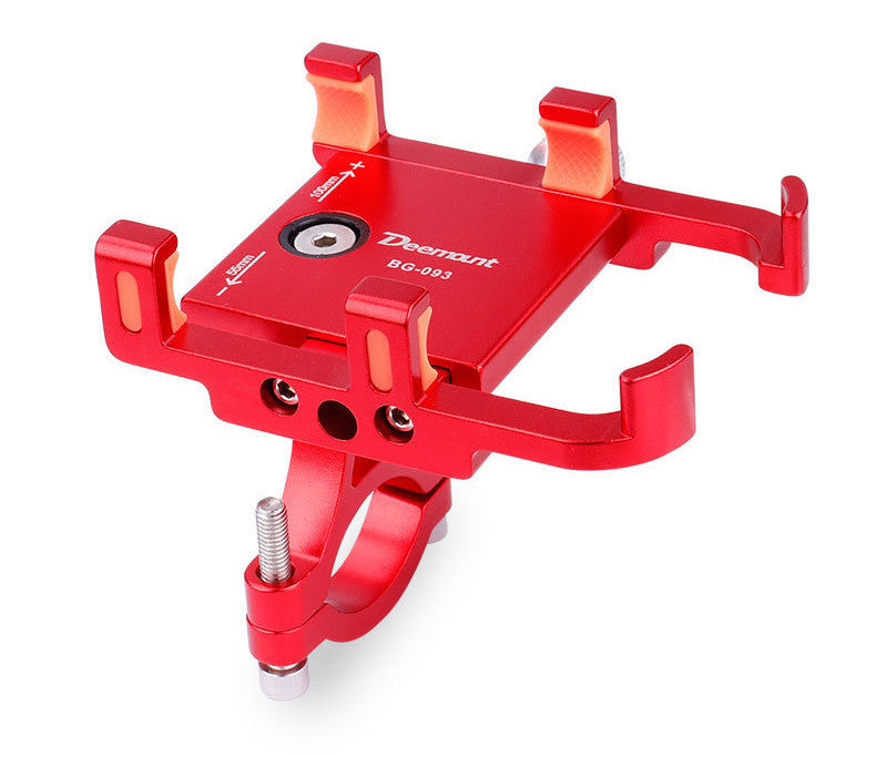 KTX-517395 Aluminum Alloy Bicycle Mounting Bracket for 20mm-34mm Pipes, Compatible with Phones 60mm-100mm Wide