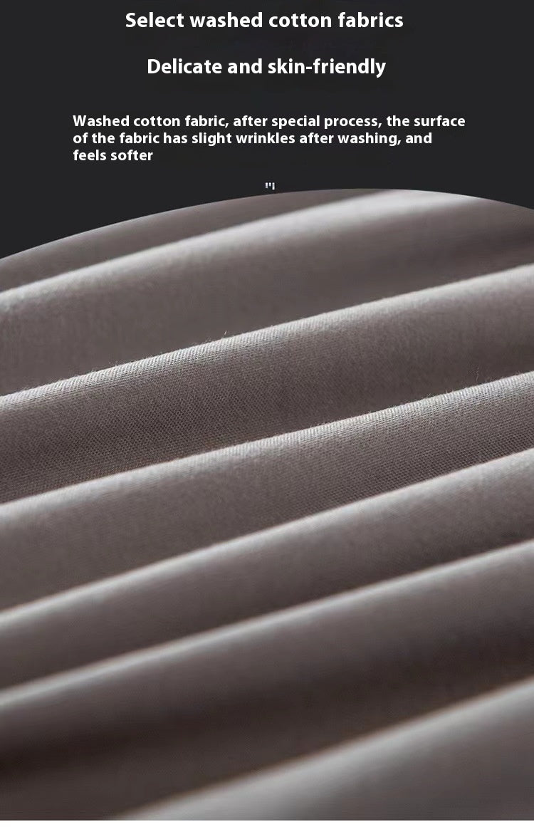 KTX-518291 Waterproof Mattress Protector with Geometric Pattern - Dust and Urine-Proof Bedspread for 5-25cm Mattresses