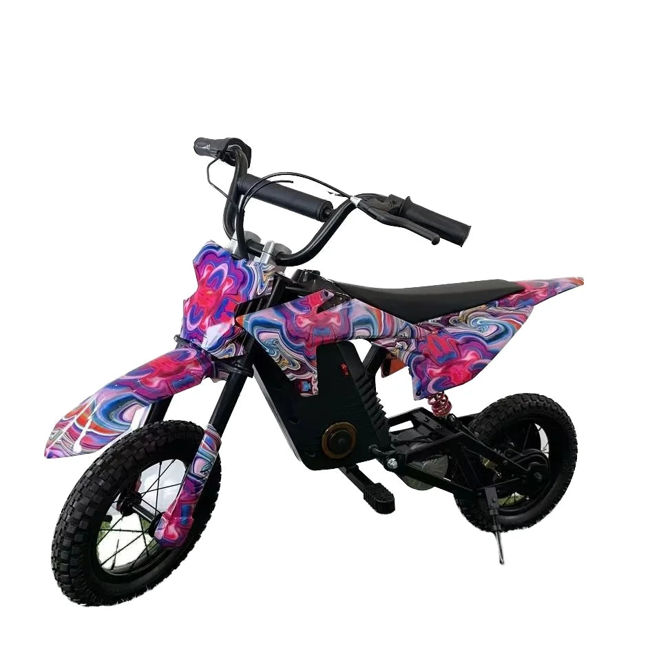 KTX-519059 Kids 24V Electric Motorcycle, 250W Off-Road Style, Max Speed 23km/h, Steel and ABS Construction