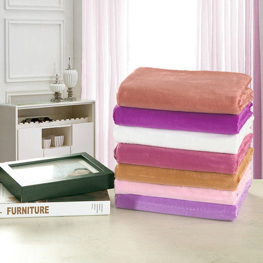 KTX-519443 Simple Style Beauty Salon Bedding Set in Soft Short Plush Fabric - Available in Various Colors